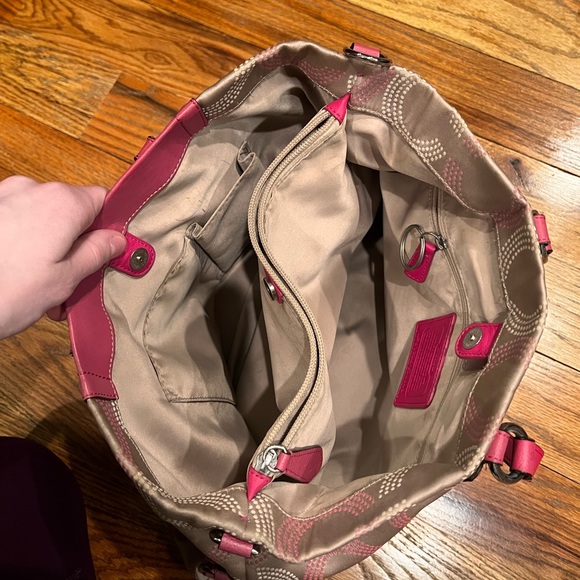 COACH Ashley satchel purse, rare color! - Picture 7 of 15